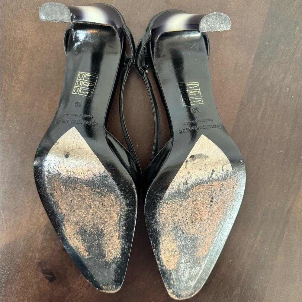 Emporio Armani Vintage Slingback Pumps - Size 38 - Picture 7 of 9